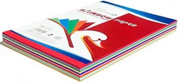 Rainbow Colors A4 Paper 80 Gsm  1 Pkt