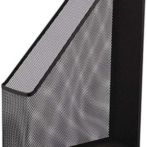 Metal Mesh Magazine Holder (Black)