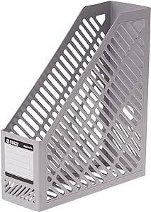 MAGAZINE RACK PLASTIC GRAY