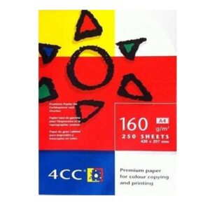 A3 Paper 4CC 160GSM  250 Sheets 1 Pkt