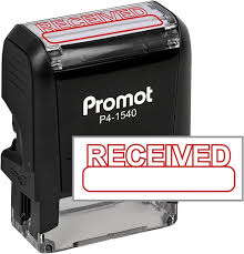 Stamp self ink Received