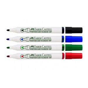 Faber Castell White Board Marker Bullet Tip 4 pcs