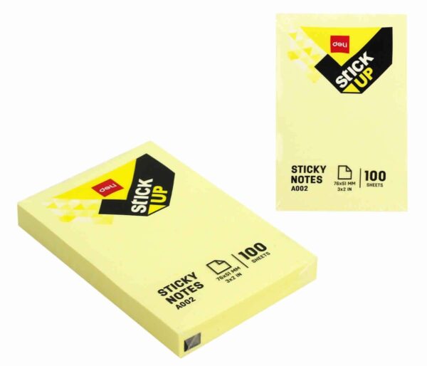 STICKY NOTE 2X2 POST IT  YELLOW 12 PADS