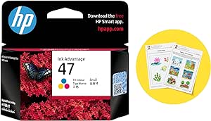 HP 47 Tri-Color Original Ink Cartridge