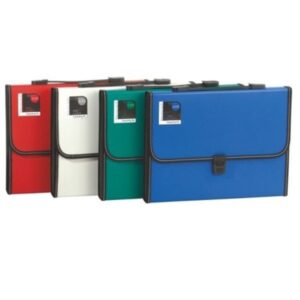 Expanding File Deli 5559 A4 12 Pockets with Handle Assorted 1 Pc