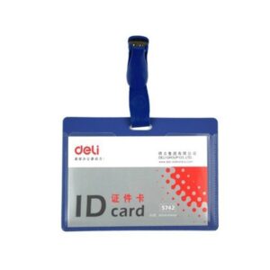 ID Holder 90x54mm Deli 5742 Blue 1 Pc