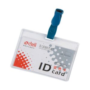 ID Holder Deli 5752 Clear  90x54mm 1 Pc