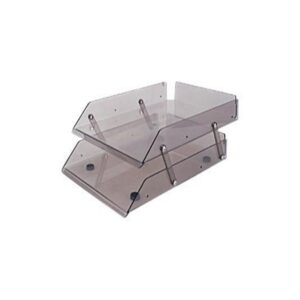 Paper Tray Plastic Smokey 2 Layer Deli 9202 