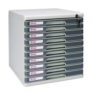 Drawer File Cabinet with Lock Deli 977-10