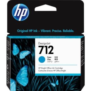 HP Cartridge 712 Cyan 29-ml  Design Jet Ink   
