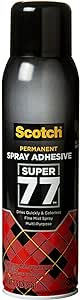 Scotch Multi-Purpose Spray Adhesive  (385gr) Transparent color  77 SUPER