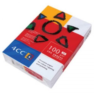 A4 Paper 4CC 100GSM White Paper 500 sheet  1 Pkt 
