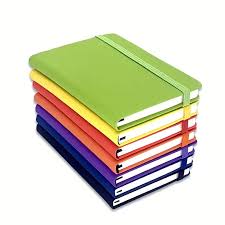Notebook with Belt A5,  Different Colors Hardcover, Writing Pad 1 Pc