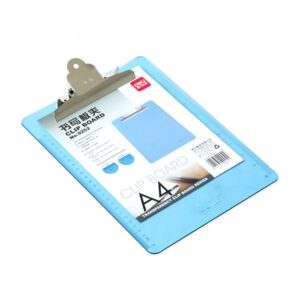 Clip Board and Exam pad A4 Single 9252 Transparent Deli  