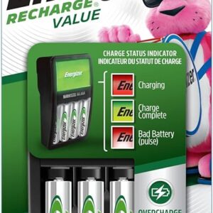 Energizer Rechargeable AA and AAA Battery Charger Machine 4 Pcs