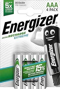 Energizer Recharge Mini Includes 4 Pcs  AAA