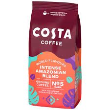Costa Coffee Amazonian Blend Ground Roasted Coffee 200 g