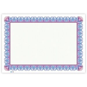 Certificate Paper Plain Design  Pocket Of 10 Pieces A4 Size FSCLC001