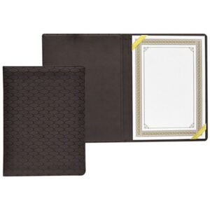 Certificate Folders Executive Italian PU  with A4 FSCLCHPUBKD1