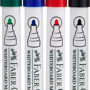 Whiteboard Marker Bullet Faber-Castell  Set Of 4Pc