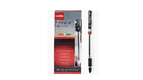 Finegrip Ballpoint Pen Black Ink  12 Pcs