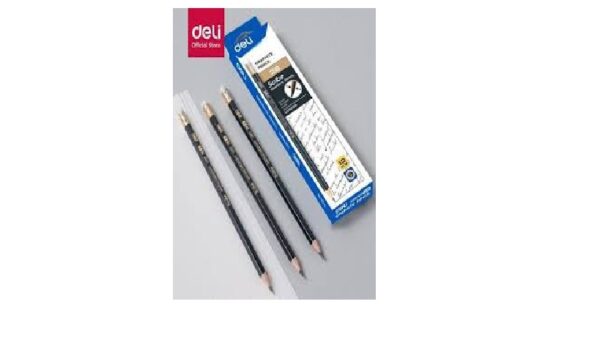 Pencil Deli Hb W/Eraser 12Pcs-U20000 Graphite