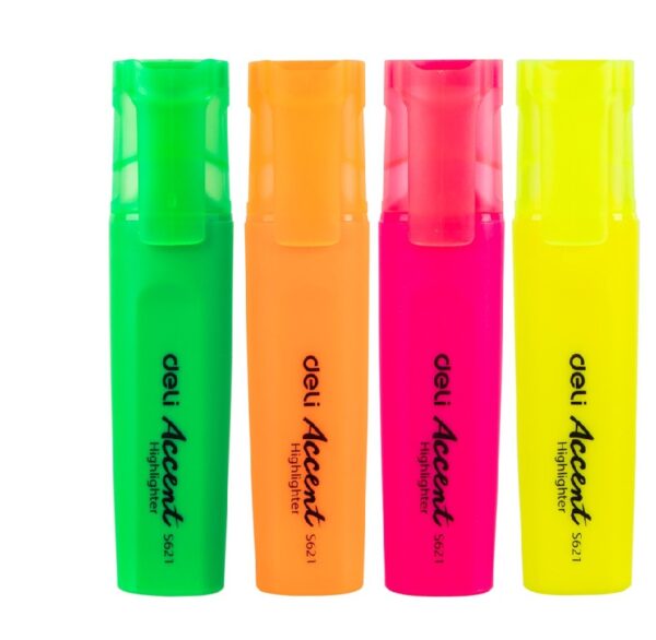 DELI HIGHLIGHTER  MIX 4 COLORS