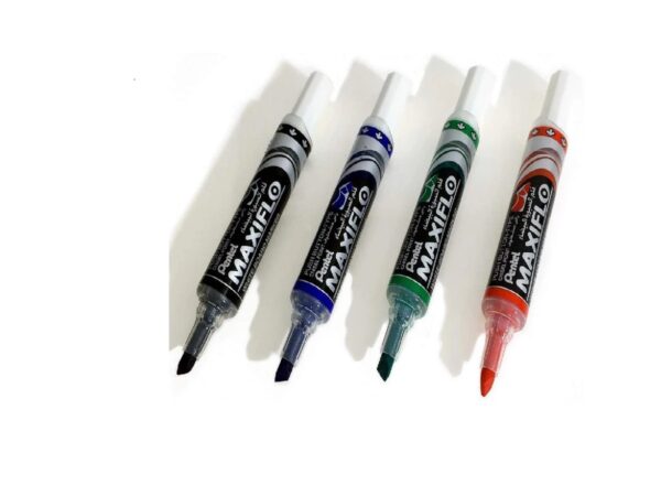 White Board Marker Pentel  Maxiflo  Assorted (Pack of 4)