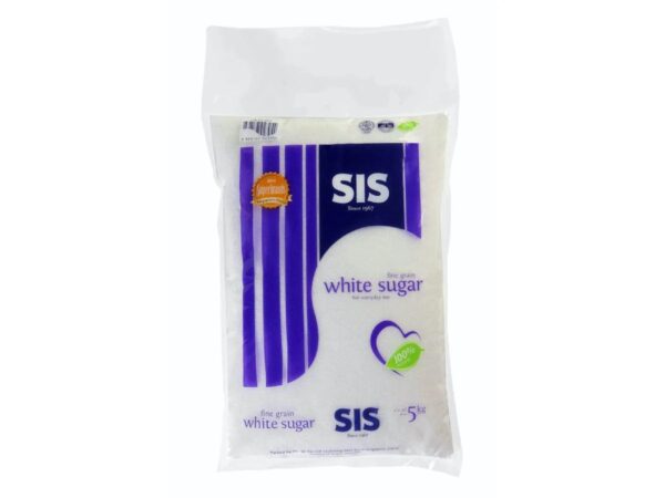 SUGAR SIS Fine Granulated Sugar White 5 kg