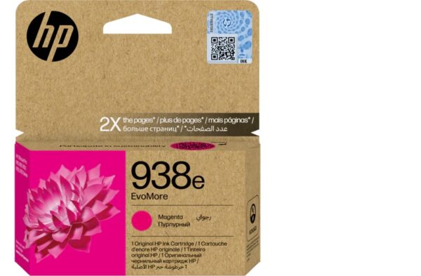 HP 938e EvoMore XL Original Ink Cartridge MAGENTA