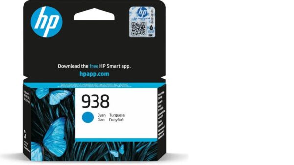 HP 938 Cyan Original Ink Cartridge